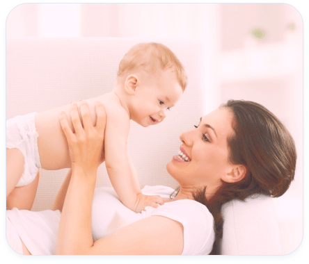 Mother and baby